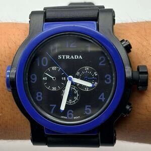 Blue & Black Strada Men’s Watch